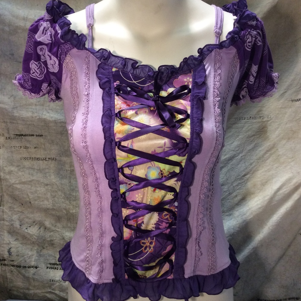 Japanese Designer gouk elegant blouse top